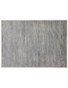 Tapis moderne Rectangulaire 160x230 en Viscose Bleu Beige Vorys - 1