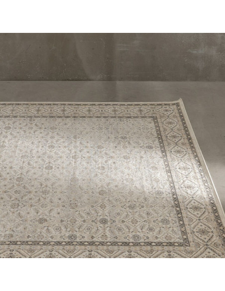 Tapis oriental Rectangulaire 160x230 en Viscose Gris Motif imprimé Salren - 2