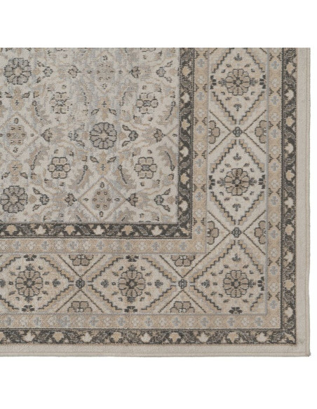 Tapis oriental Rectangulaire 160x230 en Viscose Gris Motif imprimé Salren - 4