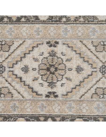 Tapis oriental Rectangulaire 160x230 en Viscose Gris Motif imprimé Salren - 5