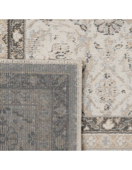 Tapis oriental Rectangulaire 160x230 en Viscose Gris Motif imprimé Salren - 6