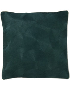 Coussin Carré Palermo 45x45 en Coton Vert Motif géométrique - 1