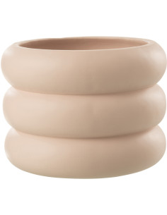 Cache-pot en Ciment Beige Aragorn Diamètre 23 cm - 1