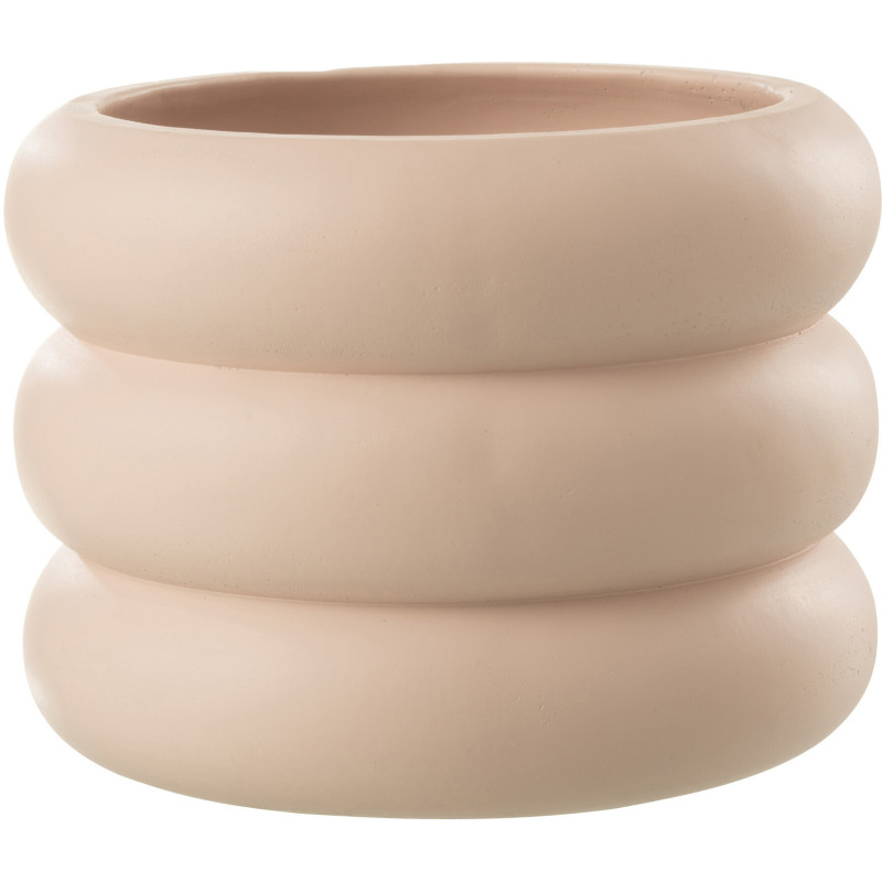 Cache-pot en Ciment Beige Aragorn Diamètre 23 cm - 1