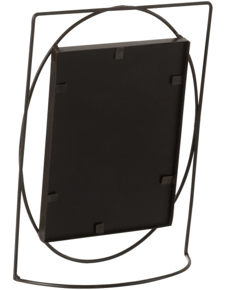 Cadre photo Rectangulaire Designo en Métal Noir pour photo 13x18 - 3