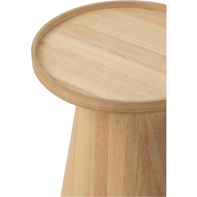 Table basse Gigogne Ronde en Bois Naturel Alba J-Line - 4