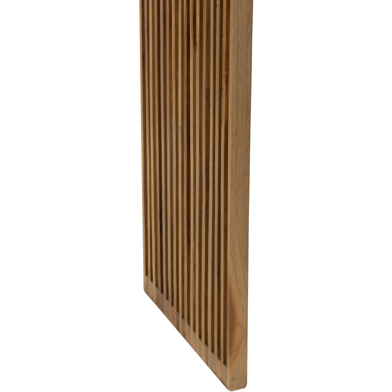 Console Gigogne Rectangulaire 1 étagère en Bois de teck recyclé Naturel Octave J-Line - 4