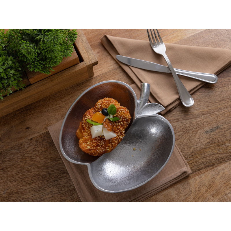 Vide poche original Pomme en Métal Argenté Vynora - 6