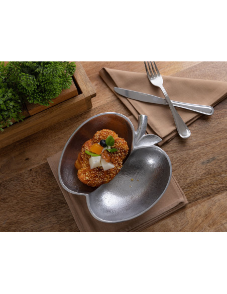 Vide poche original Pomme en Métal Argenté Vynora - 6