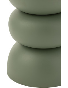 Table d'appoint Ronde en Métal Vert Lise - 1 2