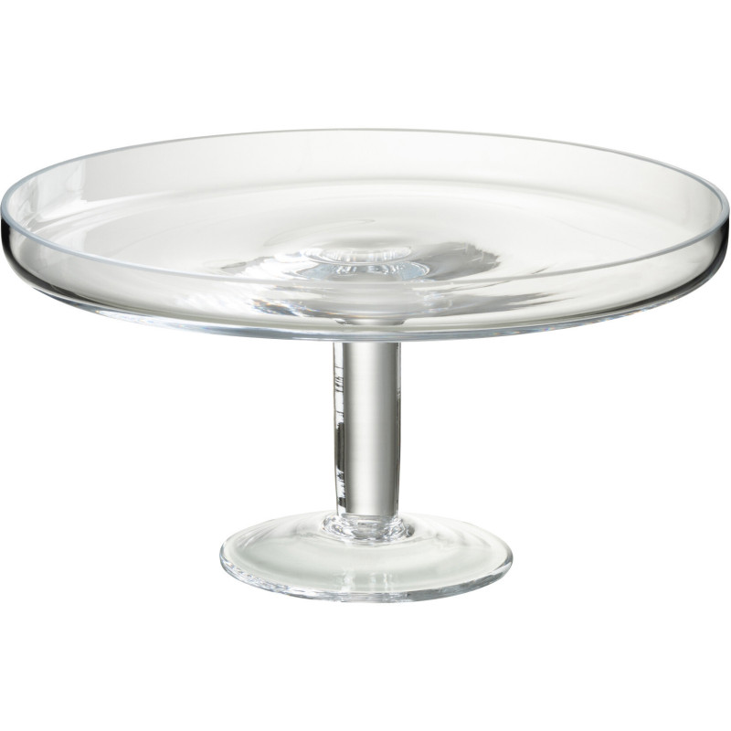 Présentoir pour gâteau Rond sur pied Stellan en Verre Transparent - 1