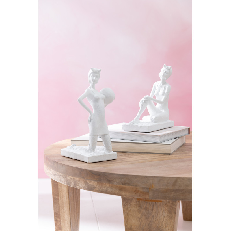 Table basse Ronde en Bois de manguier Naturel Sihem - 2