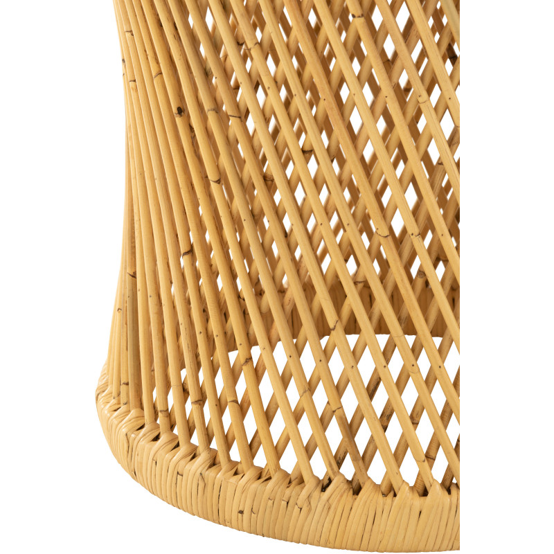 Table basse Ronde en Rotin Naturel Reine - 2