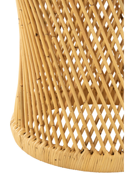 Table basse Ronde en Rotin Naturel Reine - 2