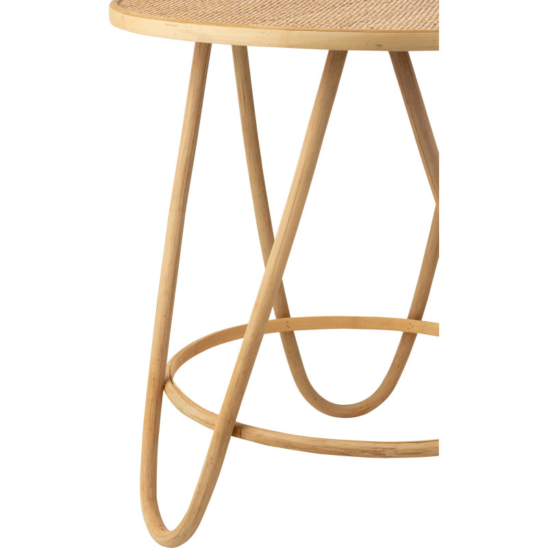 Table d'appoint Ronde en Rotin Naturel Bahia - 2