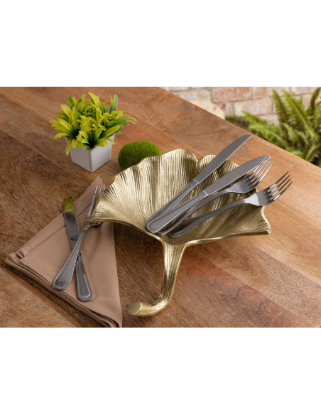 Vide poche vintage Ginkgo en Métal Doré Faylen - 6