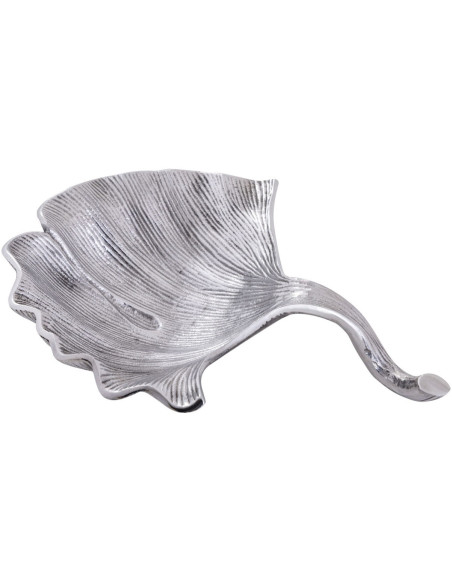 Vide poche vintage Ginkgo en Métal Argenté Faylen - 3