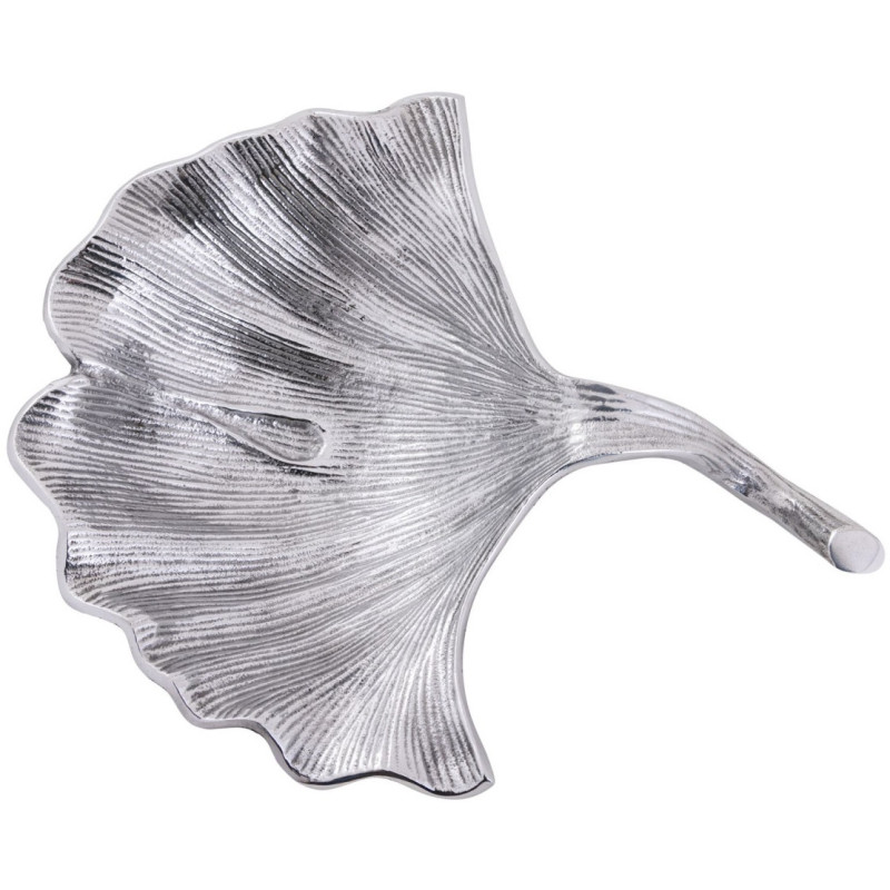 Vide poche vintage Ginkgo en Métal Argenté Faylen - 4