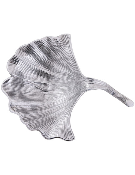 Vide poche vintage Ginkgo en Métal Argenté Faylen - 4