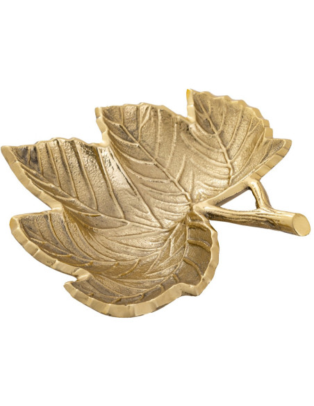 Vide poche original Feuille en Métal Doré Nyrial - 1