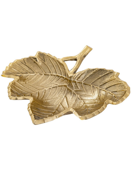 Vide poche original Feuille en Métal Doré Nyrial - 4