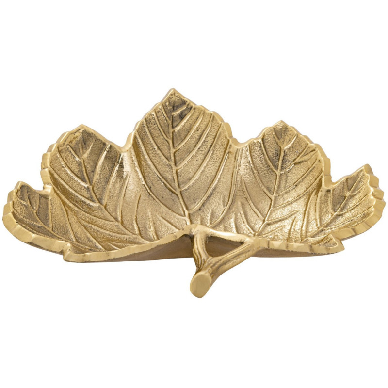 Vide poche original Feuille en Métal Doré Nyrial - 5