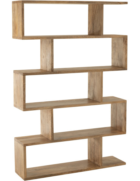 Étagère 6 niveaux en Bois de manguier Naturel Amélie - 1