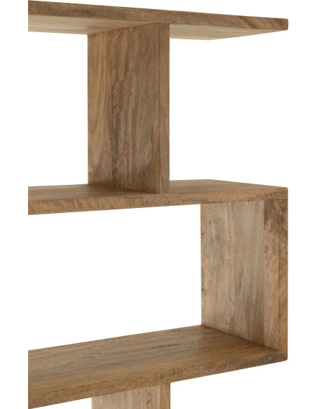 Étagère 6 niveaux en Bois de manguier Naturel Amélie - 8