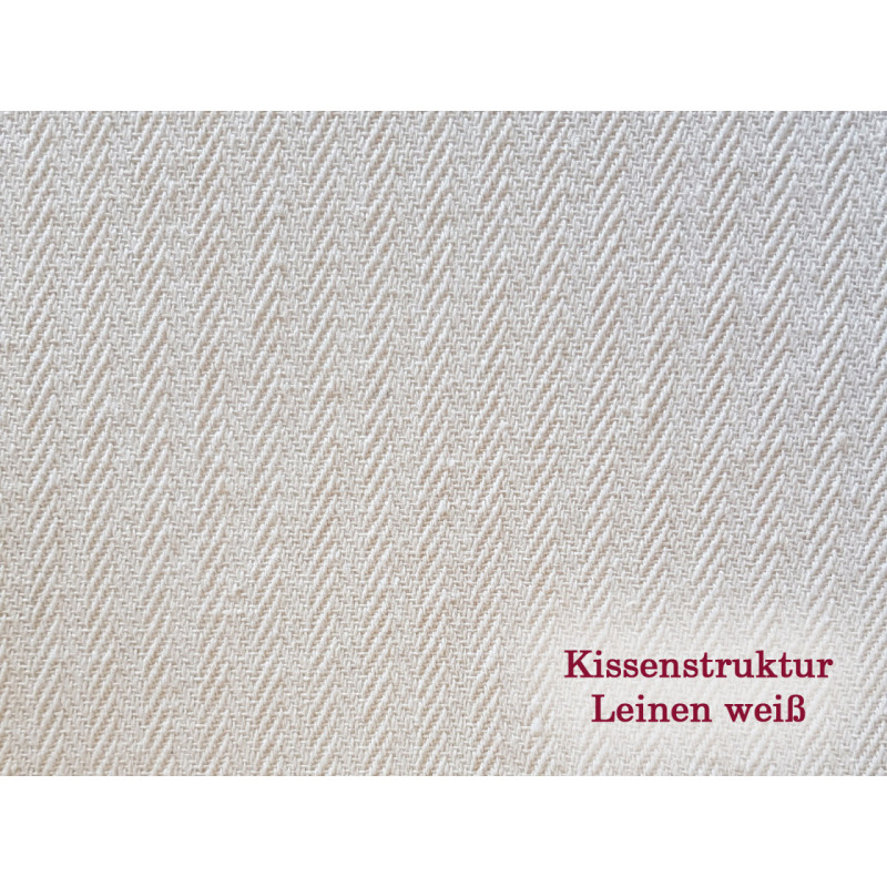 Chaise en Rotin Naturel Bois de pin massif Lin avec coussin Cardine - 20