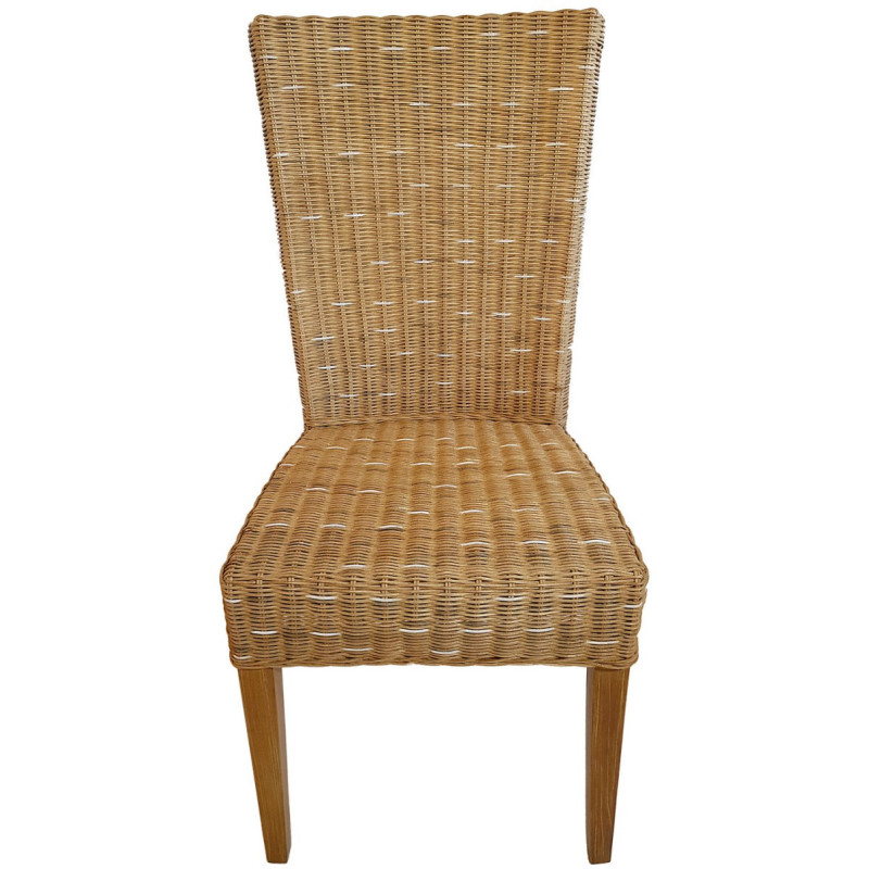 Chaise en Rotin Naturel Bois de pin massif Cardine - 9