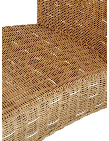 Chaise en Rotin Naturel Bois de pin massif Cardine - 13