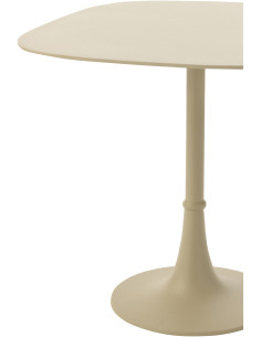 Table d'appoint Gigogne Carrée en Métal Ivoire Giulia - 1 2