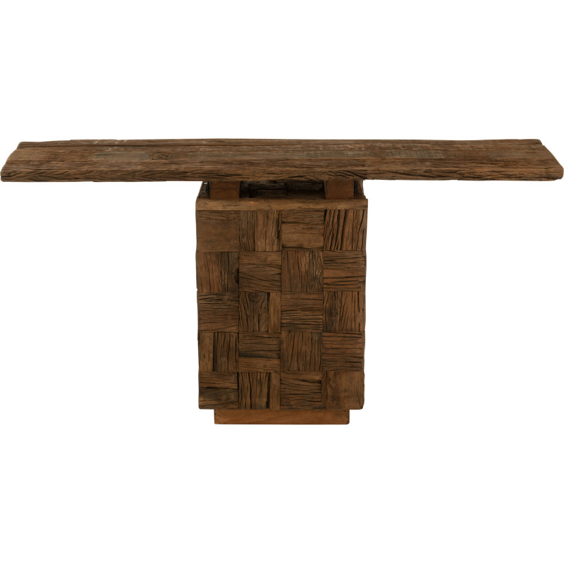 Console Rectangulaire en Bois Naturel Woody - 2