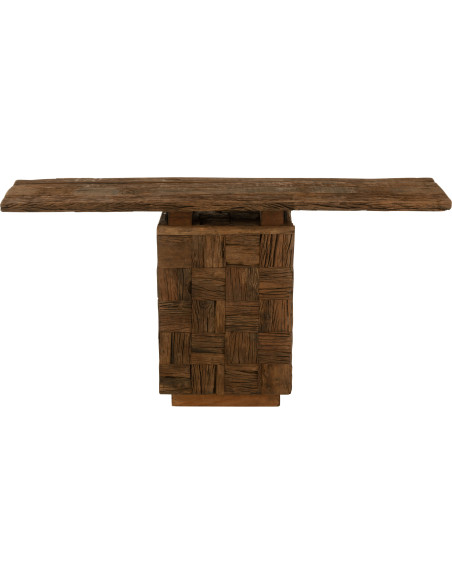 Console Rectangulaire en Bois Naturel Woody - 2