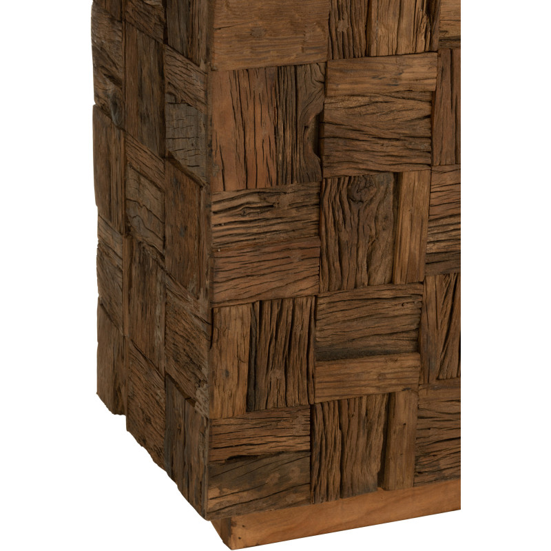 Console Rectangulaire en Bois Naturel Woody - 4