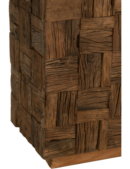 Console Rectangulaire en Bois Naturel Woody - 4