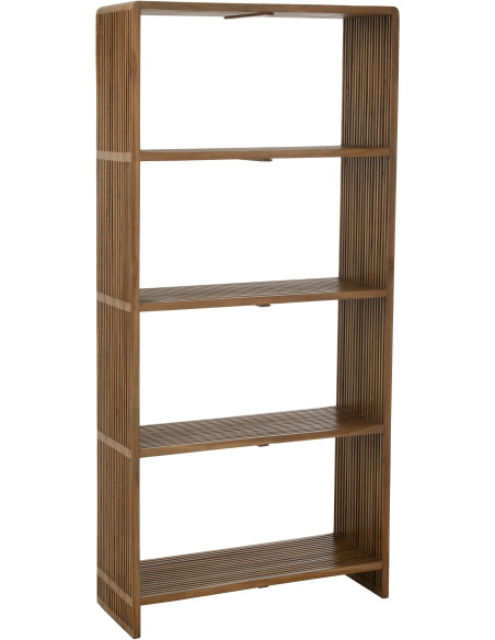 Étagère 5 niveaux en Bois de teck recyclé Naturel Octave - 1