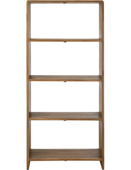 Étagère 5 niveaux en Bois de teck recyclé Naturel Octave - 2