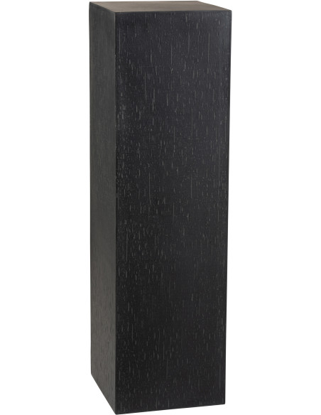 Sellette haute Carrée Hauteur 120 cm en Magnésium Fibre de verre Noir Adira - 1