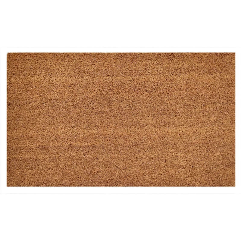 Paillasson extérieur Rectangulaire 80x50 en Fibre de coco Naturel Vinyle antidérapant Jaka - 2