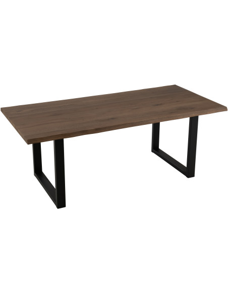 Pied de table à manger Rectangulaire en Métal Noir Victorian (Lot de 2) - 3