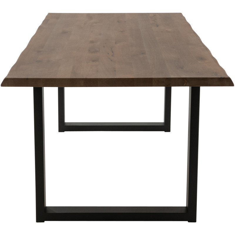 Pied de table à manger Rectangulaire en Métal Noir Victorian (Lot de 2) - 5