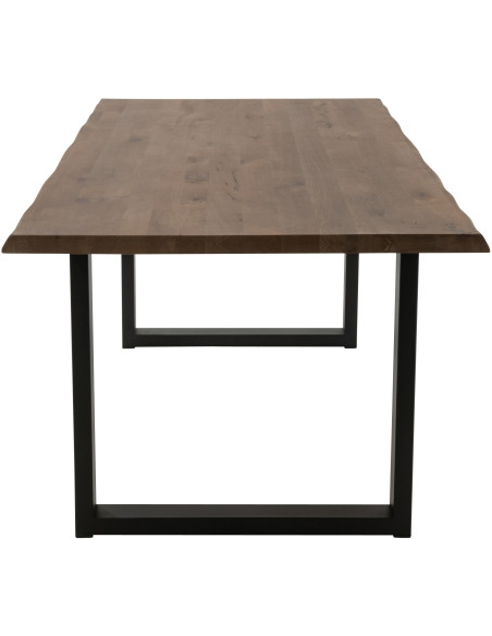 Pied de table à manger Rectangulaire en Métal Noir Victorian (Lot de 2) - 5