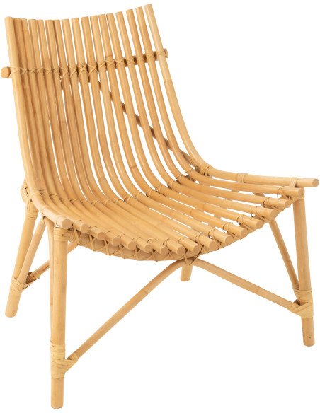 Fauteuil en Rotin Naturel Stanislas - 1