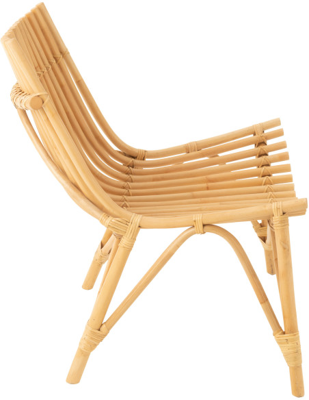 Fauteuil en Rotin Naturel Stanislas - 3