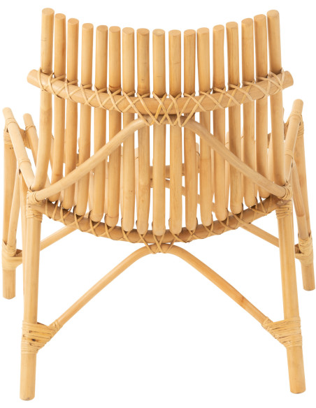 Fauteuil en Rotin Naturel Stanislas - 4