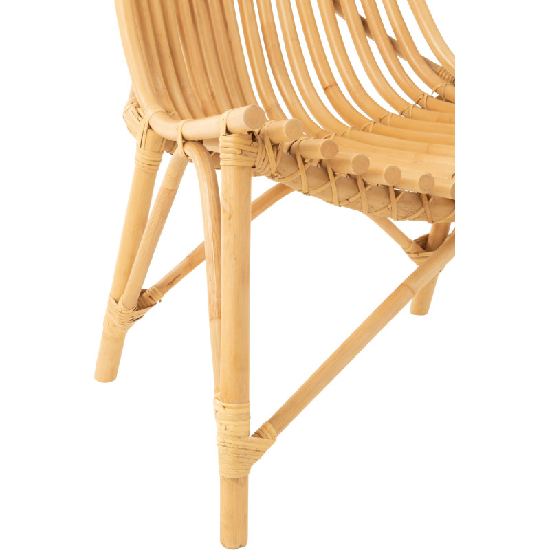 Fauteuil en Rotin Naturel Stanislas - 5