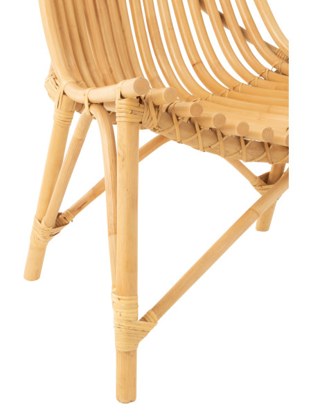 Fauteuil en Rotin Naturel Stanislas - 5