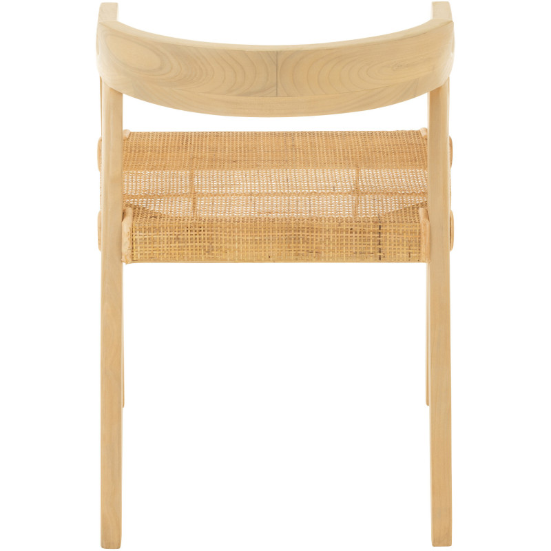 Fauteuil de table en Bois de teck Naturel Emma - 5