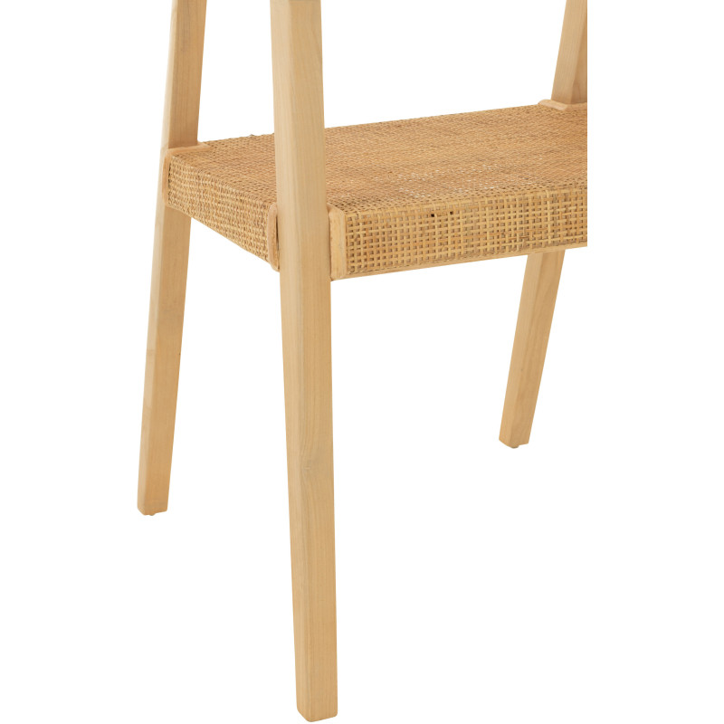 Fauteuil de table en Bois de teck Naturel Emma - 6